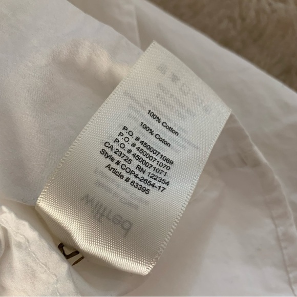 Wilfred White Panthere Ruffled Blouse XS - Picture 9 of 12